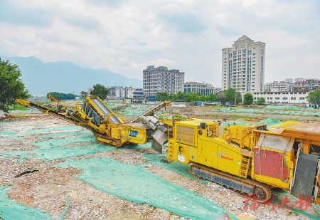 “三位一體”模式給力　建筑垃圾變廢為寶  