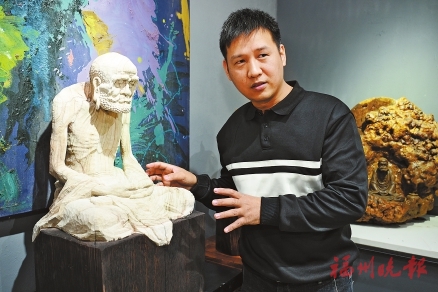 專注中國傳統禪意美學作品  王林寶：入木三分刻人生