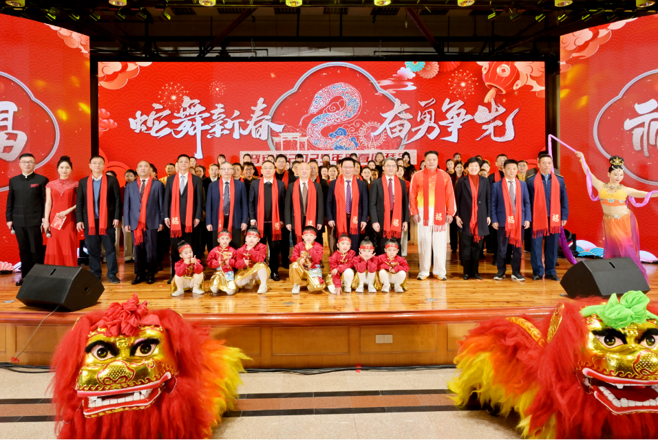 精彩熱鬧！晉安舉行新春團拜會！林濤向全區人民拜年