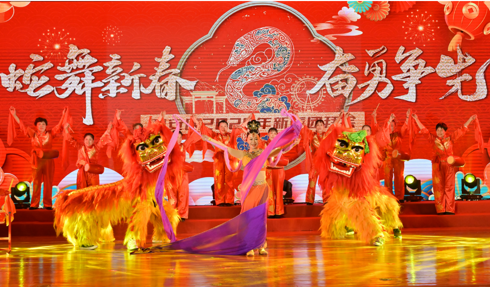 精彩熱鬧！晉安舉行新春團拜會！林濤向全區人民拜年