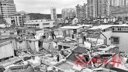 晉安城管拆除8處樓頂違建