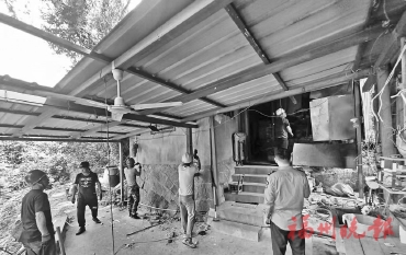 晉安拆除多處違法搭蓋