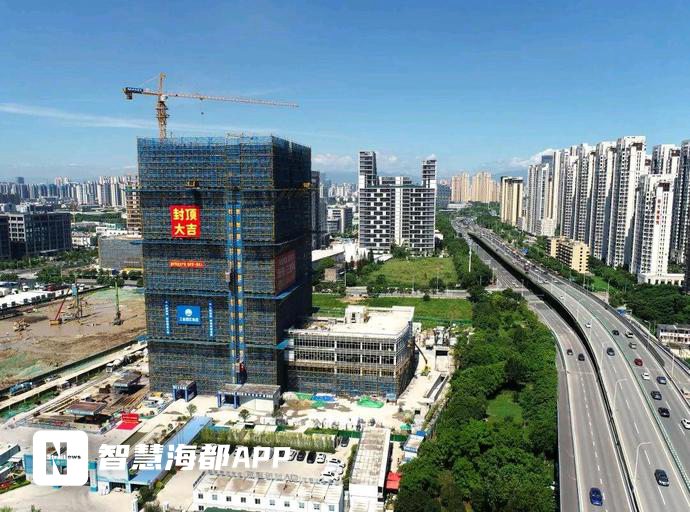 福州晉安三創(chuàng)中心主體封頂，預(yù)計(jì)明年交付使用
