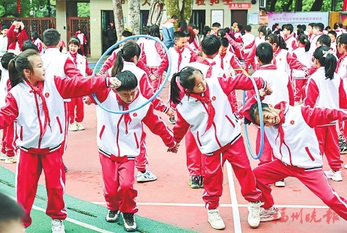 福州各小學　開假即開學  試點中小學每周增加一節體育鍛煉課