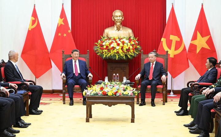 習近平同越共中央總書記蘇林會談