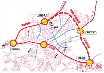 城區“3.5環”迎來重大進展  新店外環路主線今日正式通車